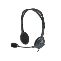 Logitech Stereo H111 Wired Headset - High-Quality Sound, Comfortable Fit, Sleek Black Design - Perfect for Gaming & Calls